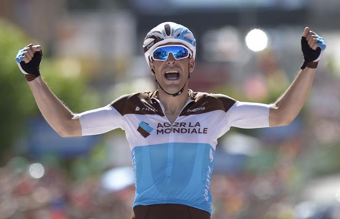 Tony Gallopin gana la séptima etapa de la Vuelta a España. Foto: AFP