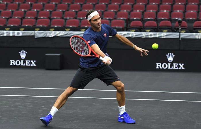 Roger Federer, referente del tenis mundial. Foto: AFP
