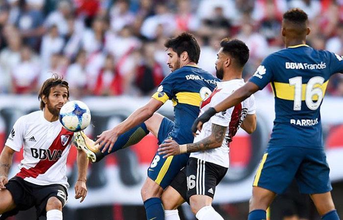 Boca Juniors vs. River Plate superclásico argentino. Foto: AFP