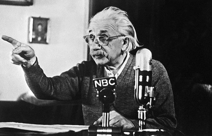 "Dios no juega a los dados con el Universo", Einstein. Foto: AFP