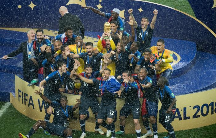 Francia quedó campeona del mundo en Rusia 2018. Foto: AFP