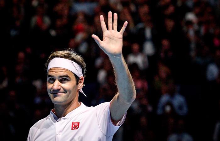 Roger Federer novena victoria en casa. Foto: AFP