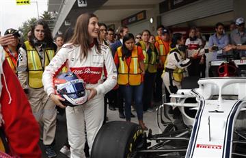 [FOTOS] Así manejó Tatiana Calderón su carro de Fórmula Uno en México