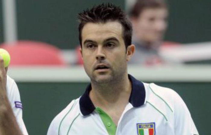 Daniele Bracciali, jugador que no volverá a asistir a una cancha de tenis. Foto: AFP
