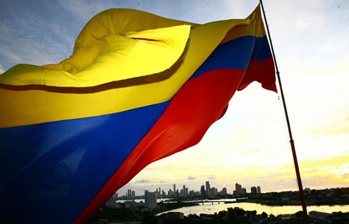 La actual bandera de Colombia fue adoptada en 1861. Foto: AFP