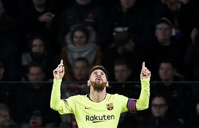 Lionel Messi, jugador de Barcelona. Foto: AFP