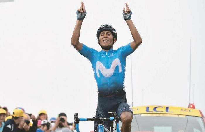 Nairo Quintana en la Vuelta a España 2018. Foto: AFP