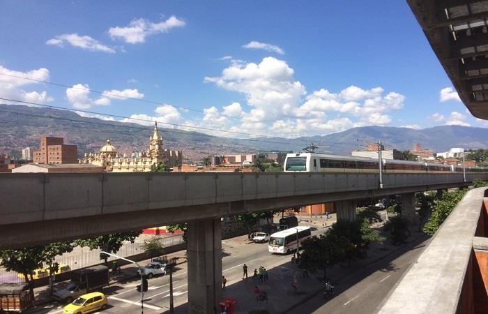 El Metro de Medellín fue inaugurado el 30 de noviembre de 1995. Foto: Twitter