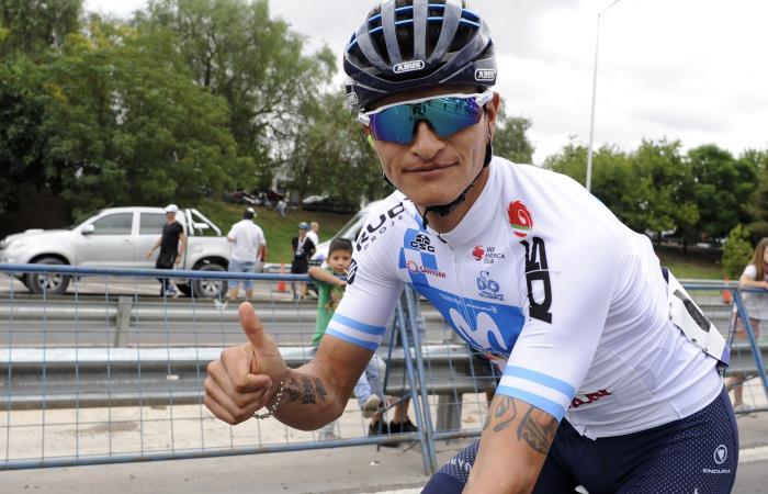 Winner Anacona, ganador de la Vuelta a San Juan. Foto: AFP