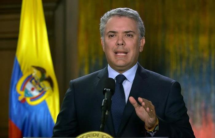 Duque pide ayuda para Venezuela. Foto: EFE