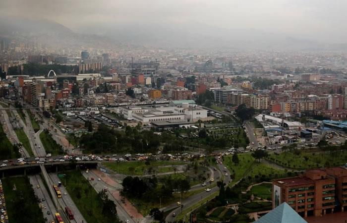 Alerta por contaminación en Bogotá. Foto: EFE