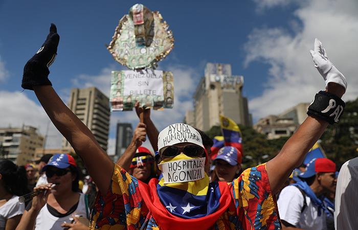 Venezuela libre. Foto: EFE