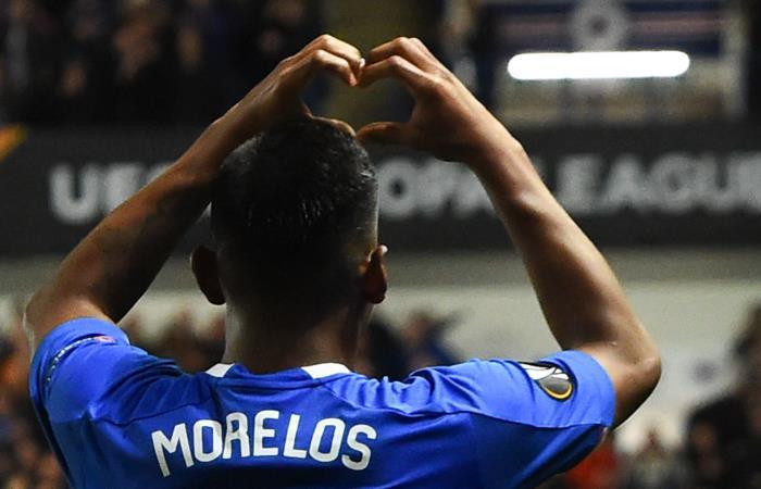 Morelos es el mayor goleador de la Liga de Escocia. Foto: AFP