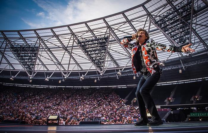 Mick Jagger en concierto. Foto: Instagram