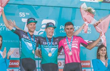 [VIDEO] Jhonatan Restrepo se mete al podio de la Vuelta a Turquía