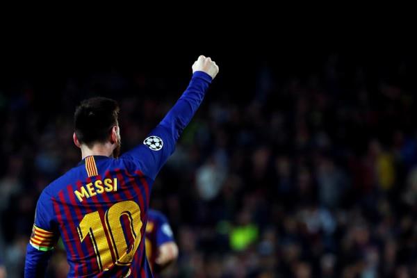 Lionel Messi de nuevo brilla en Champions League. Foto: EFE