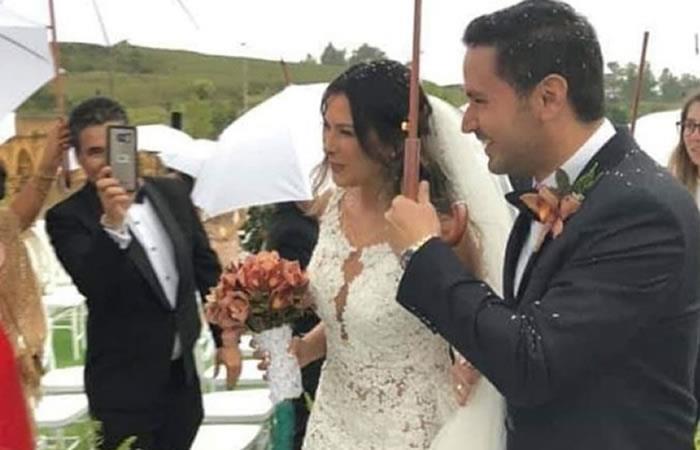 Matrimonio de Laura Moreno y su esposo de nacionalidad ecuatoriana. Foto: Instagram