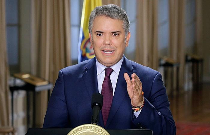 Presidente de Colombia, Iván Duque. Foto: EFE