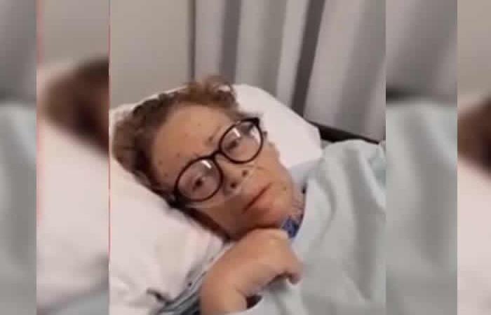 La mujer de 64 años luchó durante dos meses contra un cáncer de estómago. Foto: Twitter