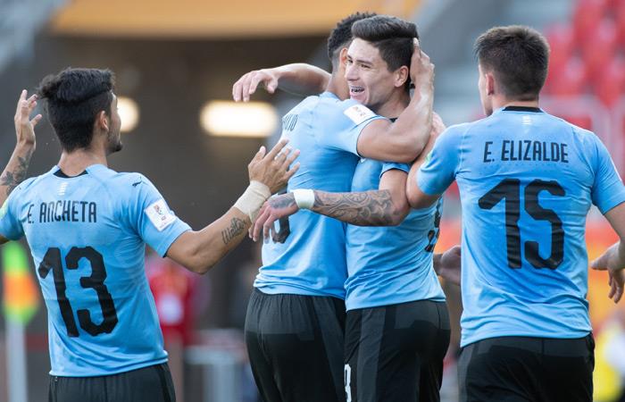 Uruguay está clasificado a los octavos de final del Mundial Sub 20. Foto: EFE