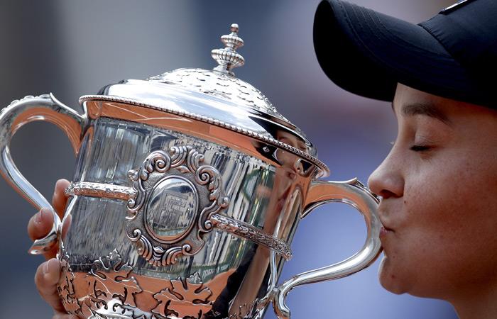 Ashleigh Barty, campeona de Roland Garros. Foto: EFE