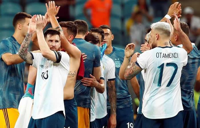 Argentina en cuartos de final Copa América 2019. Foto: EFE