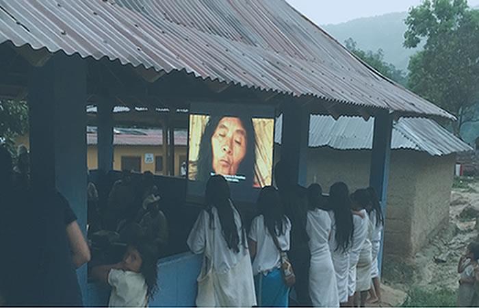 Muestra audiovisual de pueblos indígenas. Foto: Instagram