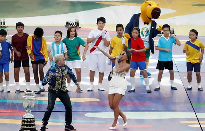 Ceremonia Final Copa América. Foto: EFE