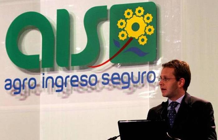Día en que Andrés Felipe Arias presentó públicamente el programa Agro Ingreso Seguro. Foto: Twitter
