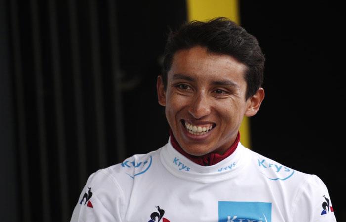 Egan Bernal puede ser el primer ciclista colombiano en ganar el Tour. Foto: EFE