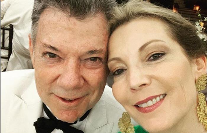 Juan Manuel Santos y Maria Clemencia de Santos. Foto: Instagram