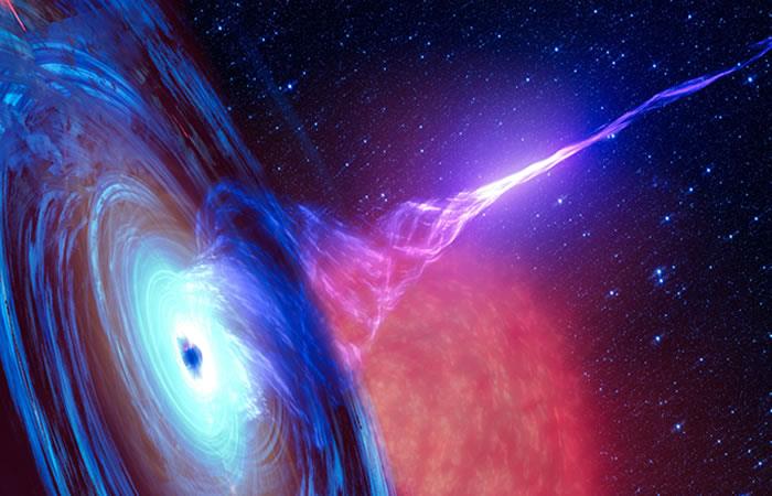 Estos son los indiciones que tienen los astrónomos de algo que ocurre en este agujero negro. Foto: Shutterstock
