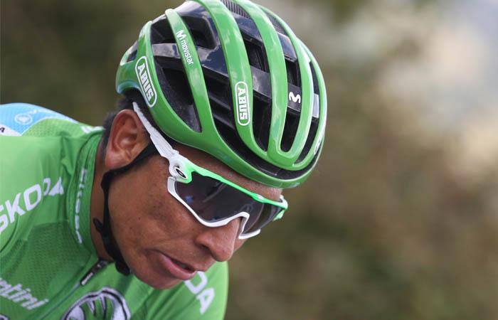 Nairo Quintana fue quinto en la etapa de hoy. Foto: EFE