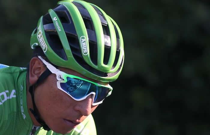 Nairo Quintana y sus declaraciones tras la etapa quince. Foto: EFE