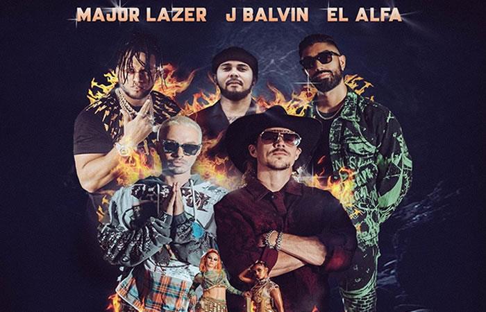 'Qué calor' lo nuevo de J Balvin junto a Major Lazer y El Alfa. Foto: Instagram