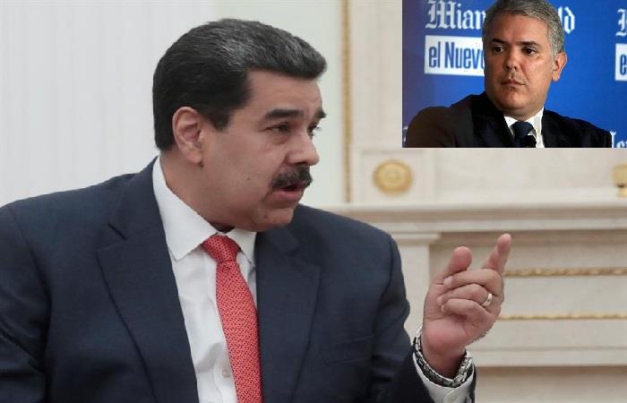 Polémica discusión entre los presidentes de Venezuela y Colombia. Foto: EFE