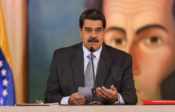 Nicolás Maduro durante una rueda de prensa en Caracas, Venezuela. Foto: Twitter