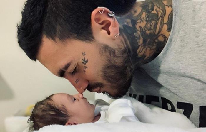 El hijo de Mateo Carvajal cumplió dos meses. Foto: Instagram