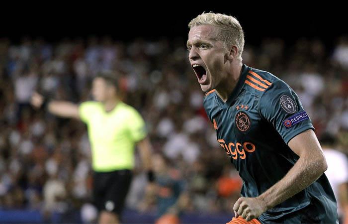 Aún sin De Jong y De Light, Ajax sigue deslumbrando al mundo. Foto: EFE