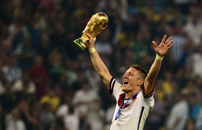 Schweinsteiger ganó el Mundial de 2014 con Alemania. Foto: Twitter
