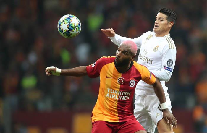 James jugó los últimos minutos frente a Galatasaray. Foto: EFE