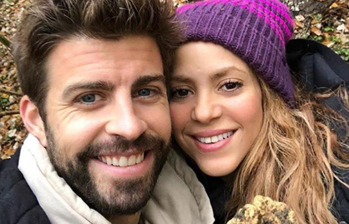 Shakira con su pareja, el jugador de Barcelona, Gerard Piqué. Foto: Instagram