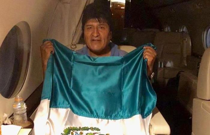 Evo Morales, durante su viaje a México. Foto: EFE
