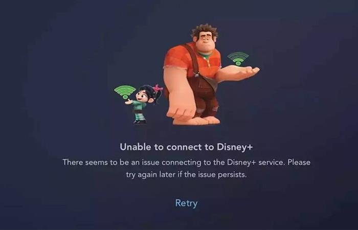 Con esta imagen se anunciaban los problemas técnicos en las primeras horas de Disney+. Foto: Twitter