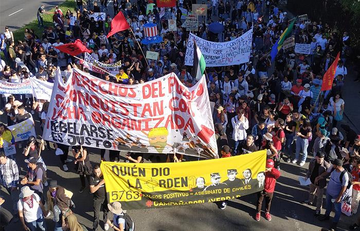 Medellín también se sumó ala jornada de movilizaciones del Paro Nacional. Foto: Twitter