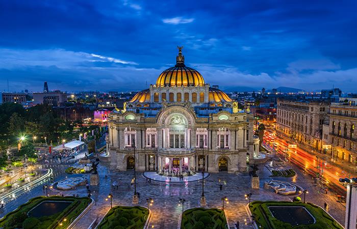 Vista del Palacio de Bellas Artes. Foto: Shutterstock