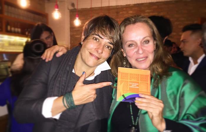 Alejandra Borrero junto a Katrin Nyfeler. Foto: Instagram