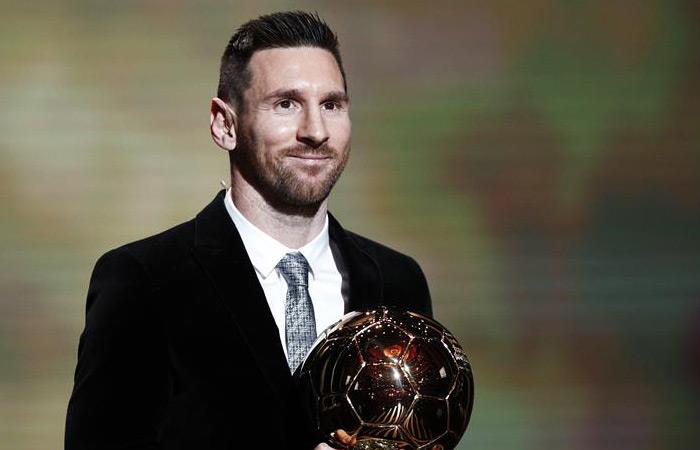 Lionel Messi, ganador del Balón de Oro 2019. Foto: EFE