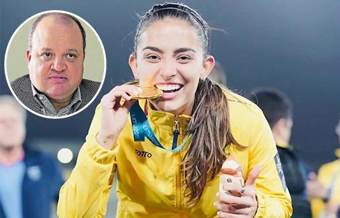 Isabella Echeverri ganó la medalla de oro en Lima 2019. Foto: Twitter