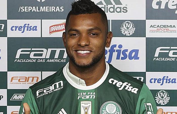 Miguel Borja podría pasar de Palmeiras a Junior. Foto: EFE